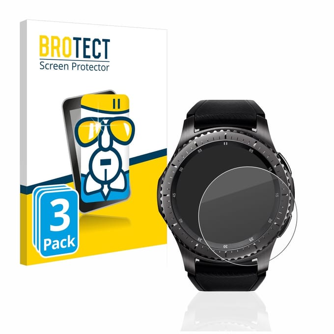 Screenprotector 3 Stuks voor Samsung Gear S3 Frontier / S3 Classic Beschermglas transparant