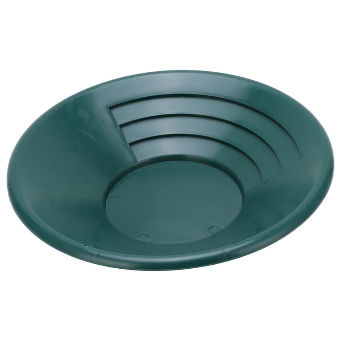 350mm Gouddelpan Rond Zeef Classificeerder Handmatige Goudwaspan Gereedschap Groen gray