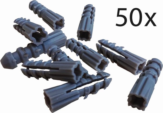 TQ4U Nylon pluggen 8 x 30 mm | 50 stuks