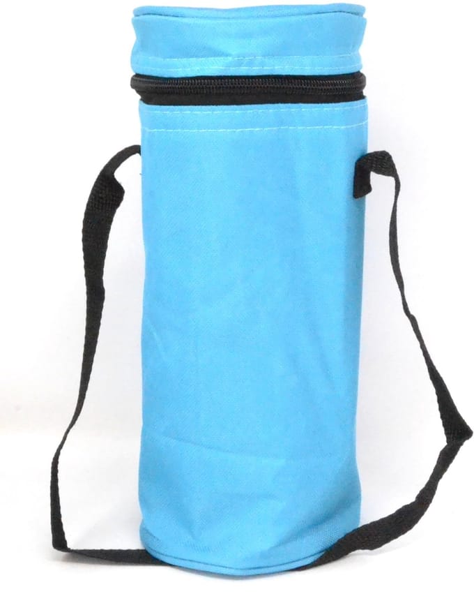 Koeltas, 3 l, blauw, met riem voor strand en camping