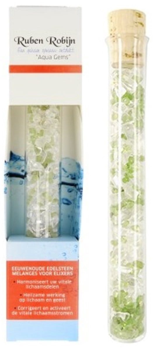 Onafhankelijkheid & Zelfbeschikking small Aqua Gems edelsteenwand