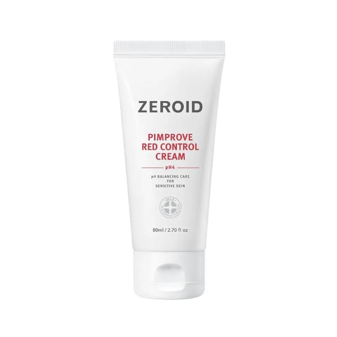 ZEROID Pimprove Red Control Crème pH 4 Gevoelige Huid Roodheid Verzorging Hydratant 80ml white
