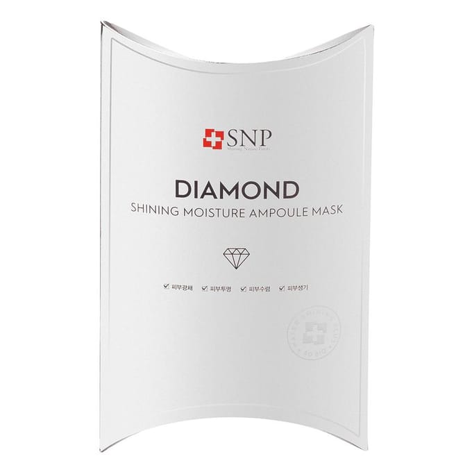 Masque Ampoule Hydratant Scintillant Diamant Set 25 ml x 10 pcs white