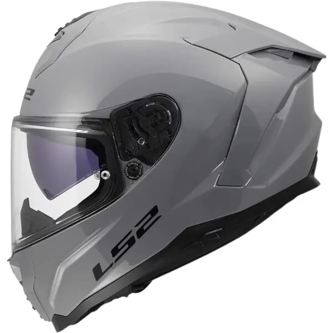 LS2 FF817 Challenger II helm solid glans nardo grijs