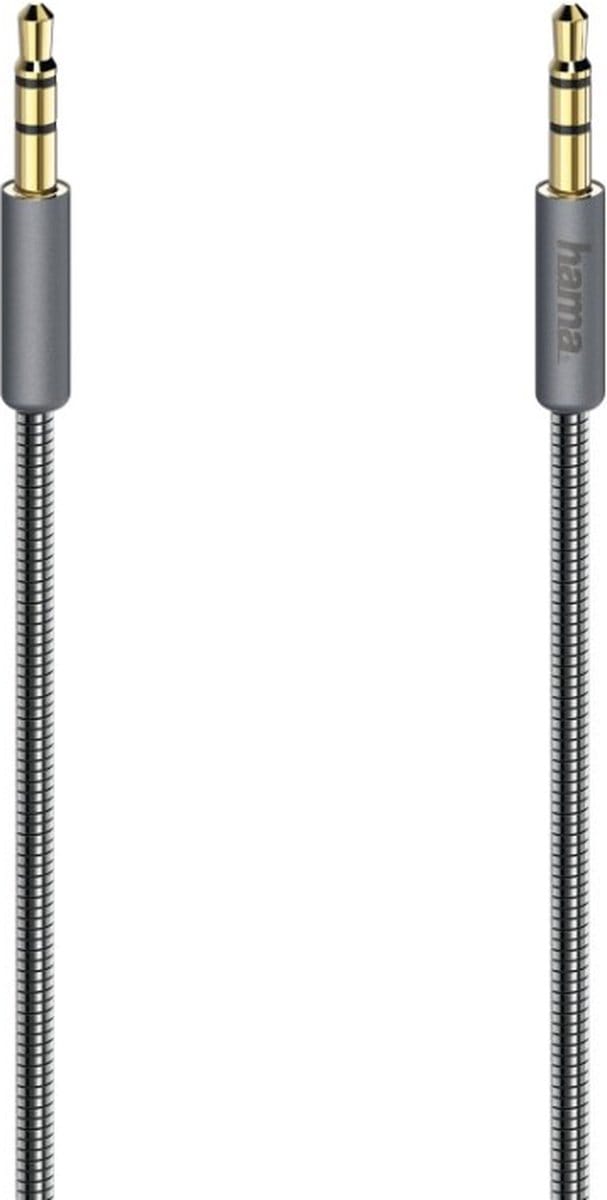 Hama Audiokabel Elite 3,5-mm-jack-st. - St. Metaal Verguld 0,75 M
