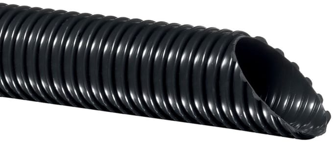 Fitt persslang, Lightflex BK, pvc, zwart, 25 x 30 mm, l = 30 m