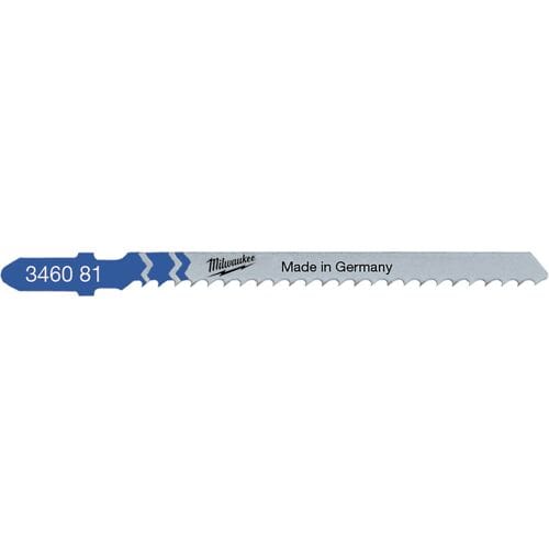 Milwaukee decoupeerzaagblad aluminium T227D Bochten 75x3mm (5 Stuks)