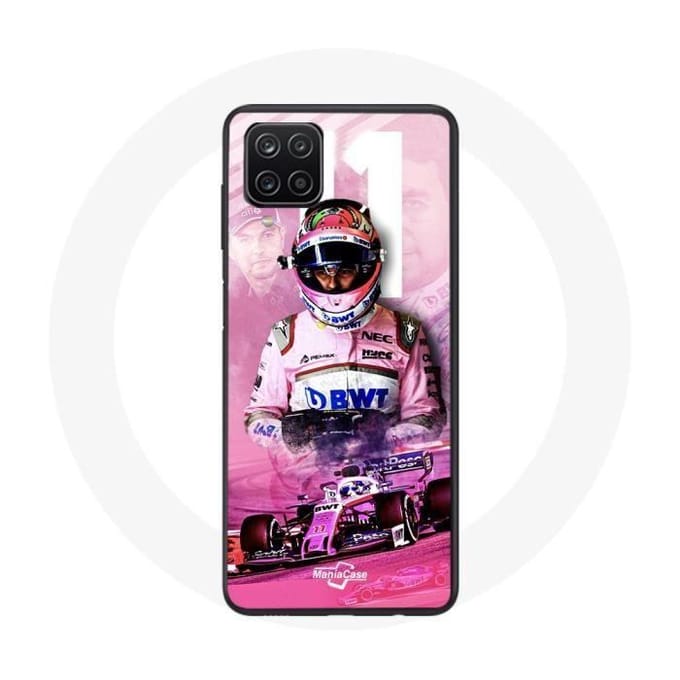 Coque - Formule 1 - Galaxy A12 - Sergio Pérez - Souple - Rose rose