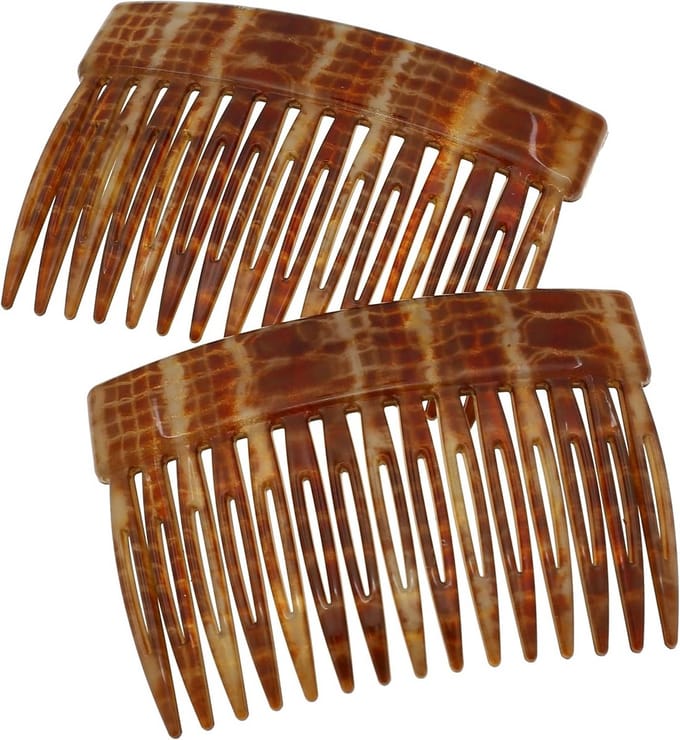 Franse Haar Zijkam 7,6 cm - Flexibele en Duurzame Haarkammen voor Vrouwen
