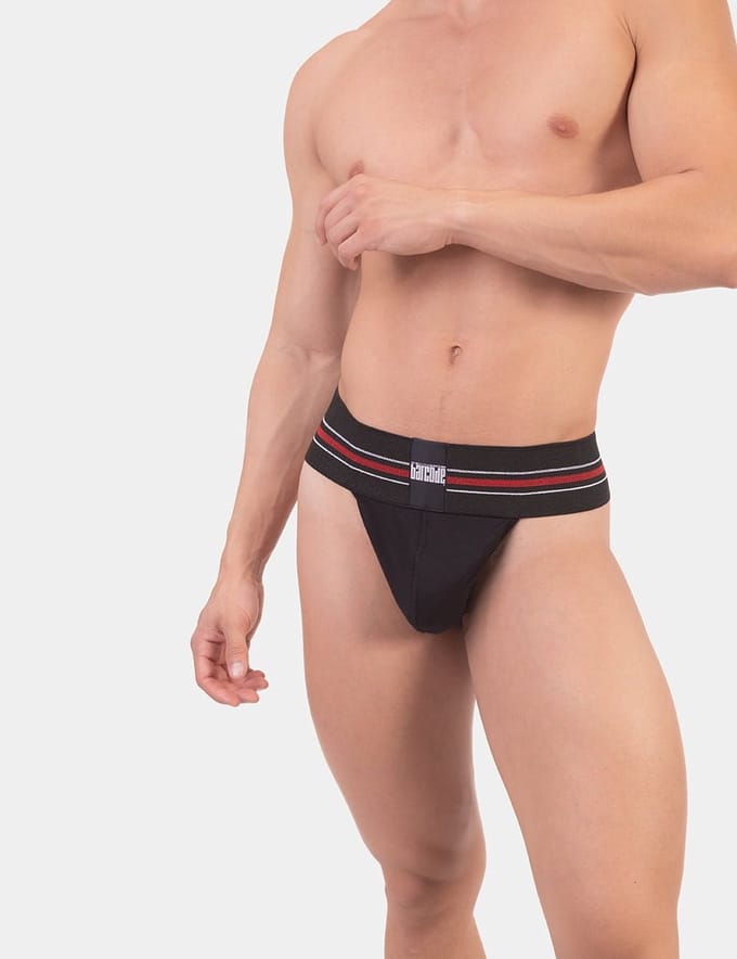 Barcode Berlin String Hildor Black - MAAT S - Heren Ondergoed - String voor Man - Mannen Thong