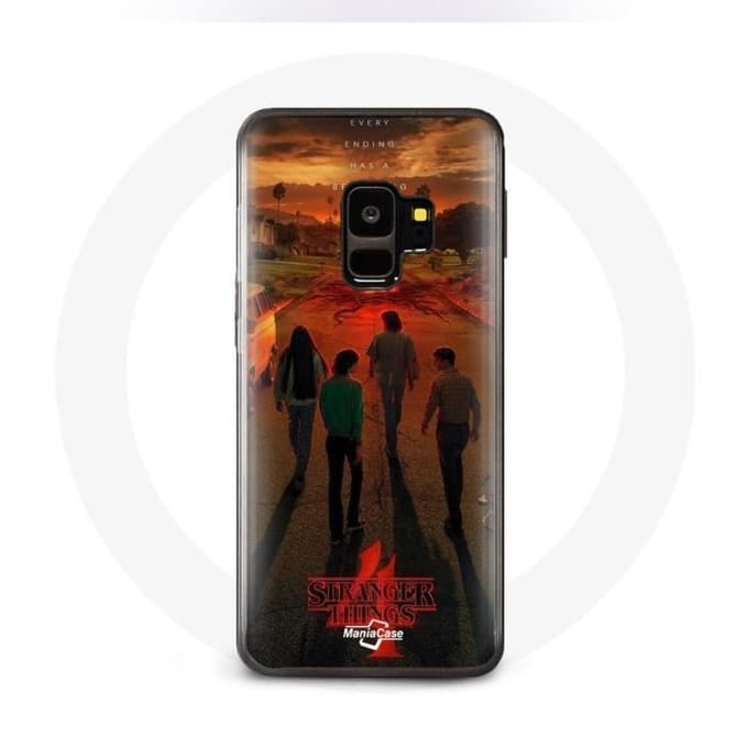 Hoesje voor Samsung Galaxy S9 Stranger Things Seizoen 4 Poster Art Crews of the New Theory