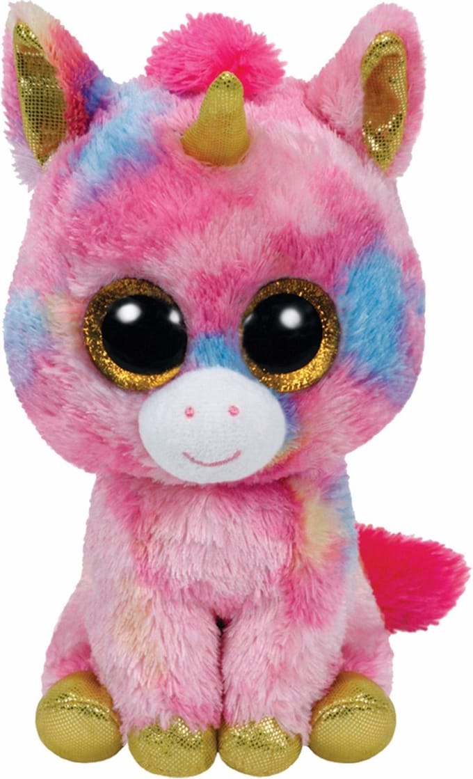 Pluche Ty Beanie eenhoorn Fantasia 42 cm