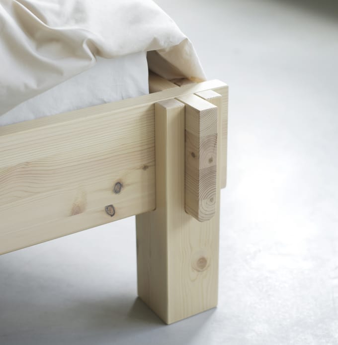 Normann Copenhagen Notch-bedframe - 180 x 200 cm