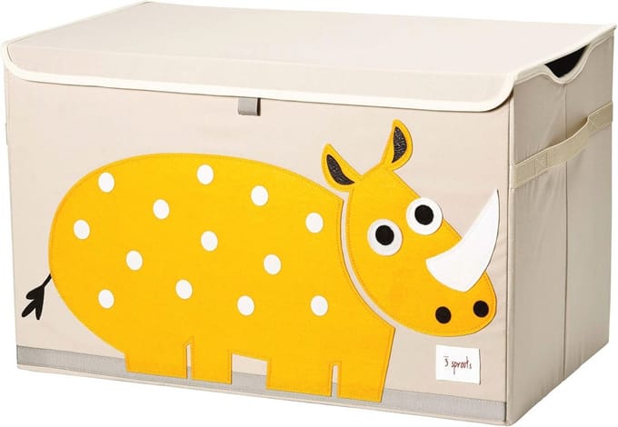 Opbergkist Nashorn – Multikleurige Speelgoedopberger voor Kinderen