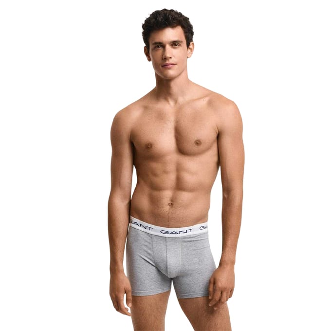 Gant Katoenmix herenslip (3-pack) (Grijs/Zwart/Wit)