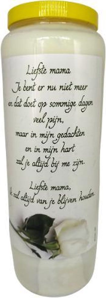 Liefste Mama - Noveenkaars - 9 dagen brander (20 stuks)