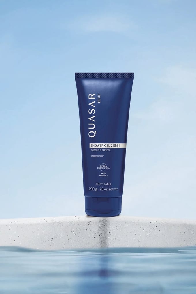 Quasar Blue Shower Gel