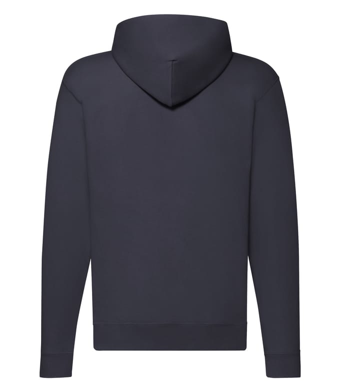 Fruit of the Loom Klassieke herenhoodie met rits (Deep Navy)