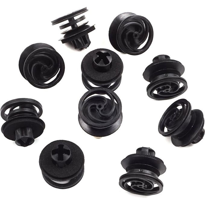 BCF1794 10 Pièces Clips de Panneau de Garniture de Porte Noir pour VW 3B0868243