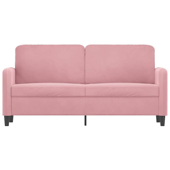 vidaXL - Tweezitsbank - 140 - cm - fluweel - roze