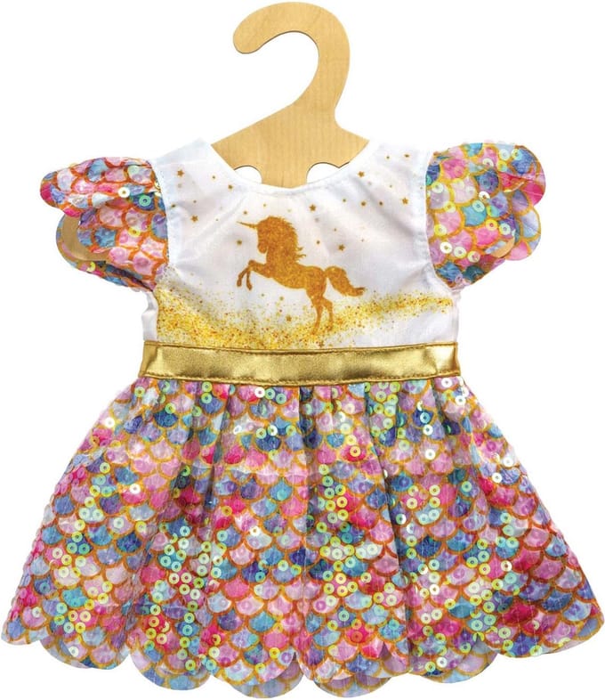 Heless Doll dress Unicorn Goldy 28-35 cm