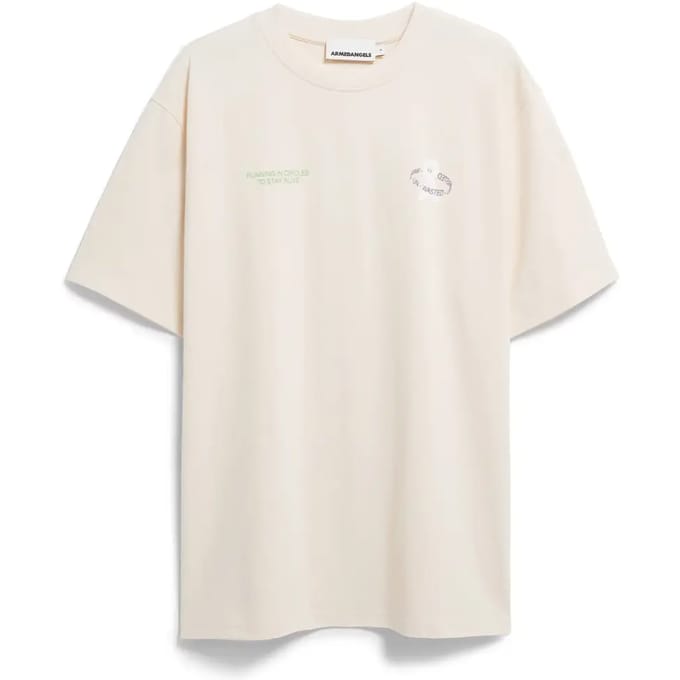 relaxed fit t-shirt van pure katoen model 'MAARKOS'