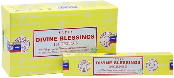 Divine Blessing wierook 15 grams Satya - doos van 12 st.