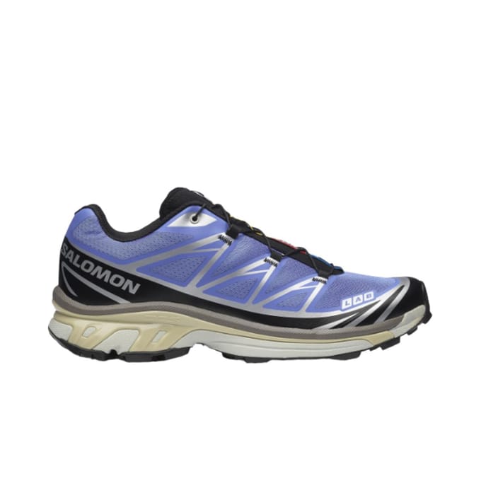 Salomon XT-6 Ultramarine Zilver Zwart Unisex Sneakers Blauwe Schoenen-Zilver L47865100 40⅔ gray