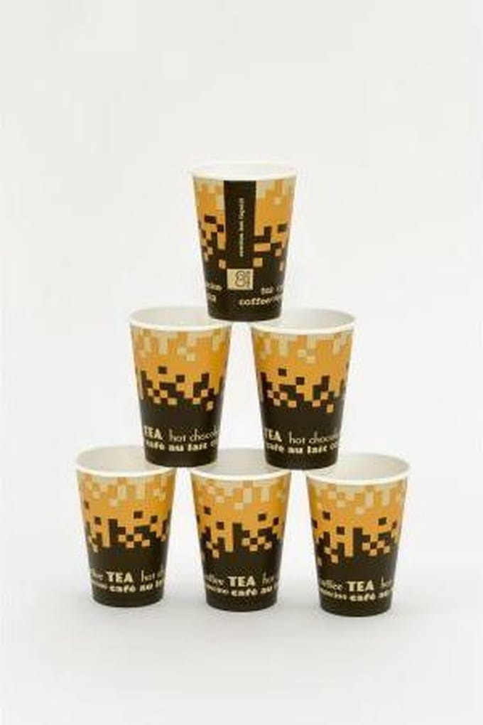Kortpack - Kartonnen Drinkbekers - 180cc - 2500 stuks - (090.0100)