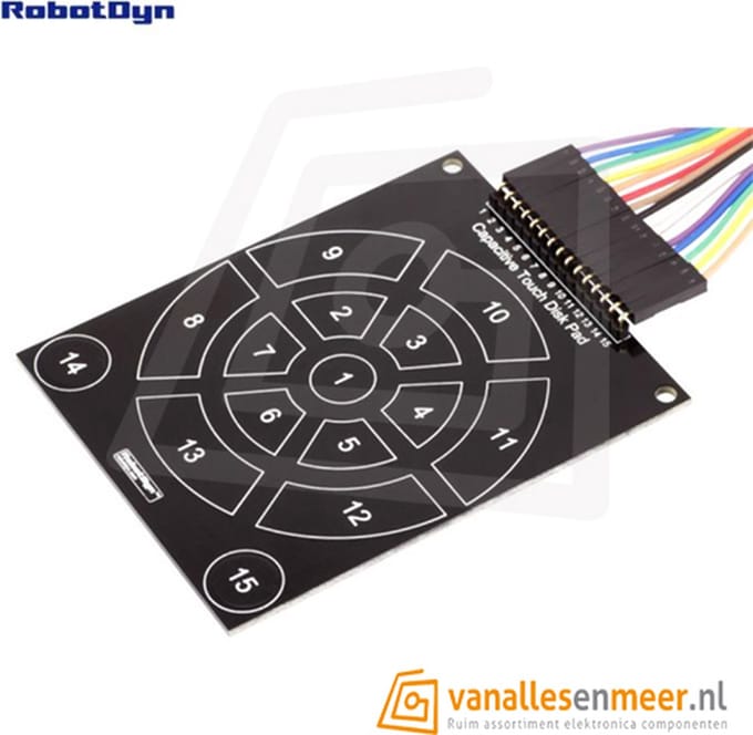 Capacitive Touch Disk Pad - geschikt voor Arduino