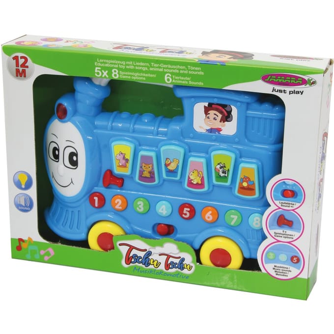 Jamara Muzieklocomotief tschu tschu blauw