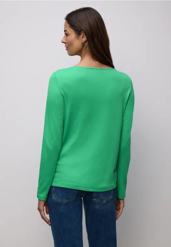 Shirt in effen kleur