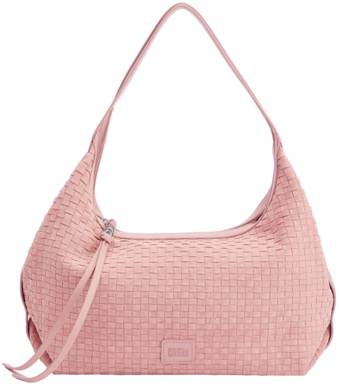 FREDsBRUDER Leren Schoudertas Weave Harmony Shoulderbag Blush Roze