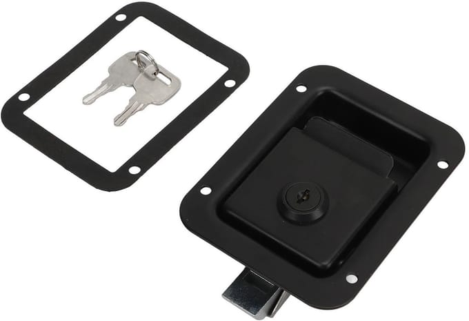 Allecto - Robuuste Trailer Paddle Deurslot met Sleutels voor RV's, Trucks en Trailers