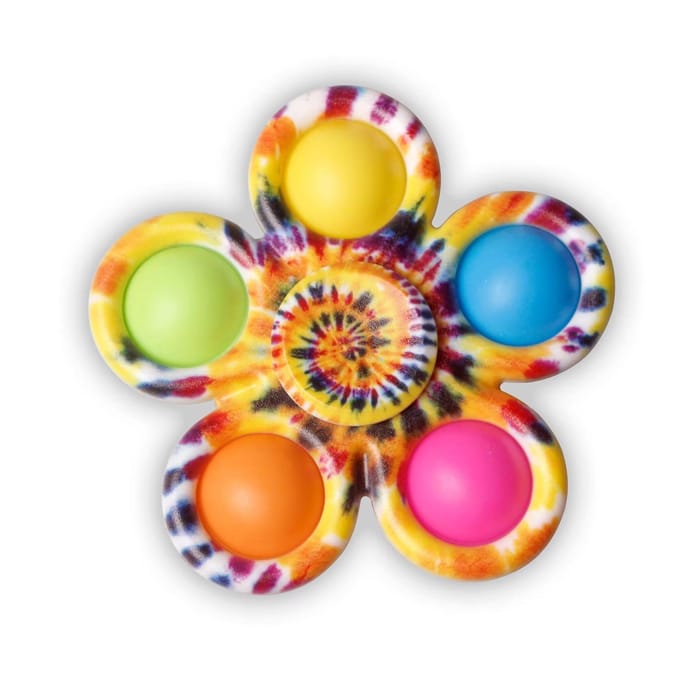 Fidget Spinner Sensorisch Pops Vinger Speelgoed Tie Dye Eenvoudig Druk Bubbel Hand Voor ADHD Autisme Angst Stressverlichting Cadeaus