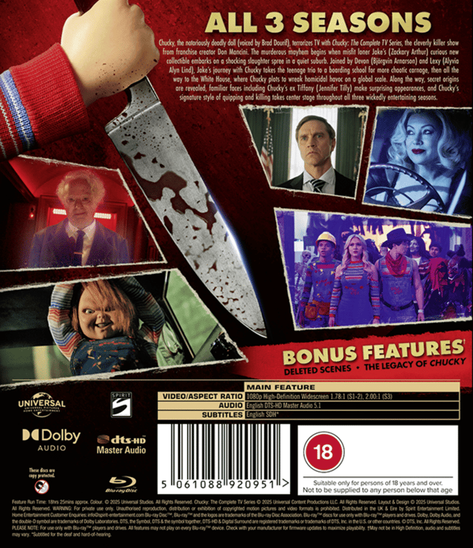 Chucky - Complete Serie - Blu-ray - Import
