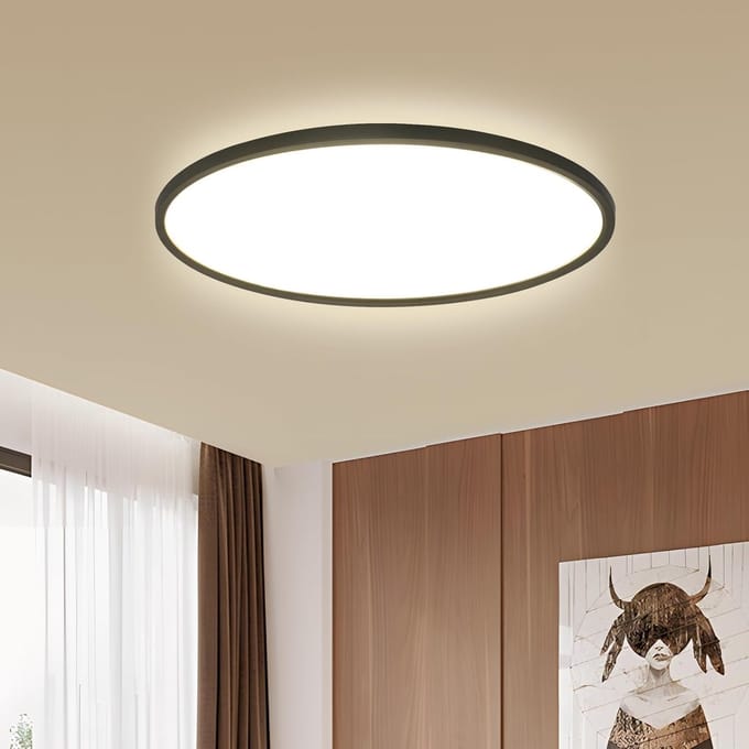 Haobosic - 18W LED Plafonnier - Waterdicht IP40 - Rond Ø23cm - Neutraal Wit 4500K