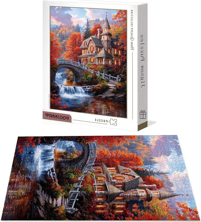 Houten Puzzel - Landschap Puzzel - Ontspanning Thuis - Genummerde Rugzijde - 4000 Stukjes - Bos