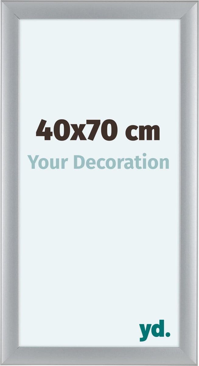 Your Decoration - Fotolijst 40x70 cm - MDF - Zilver Mat - Como