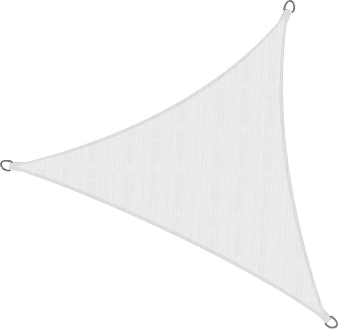 Sol Royal SolVision HS9 – Schaduwdoek Driehoek 3x3x3m Wit – Waterafstotend – UV Bescherming