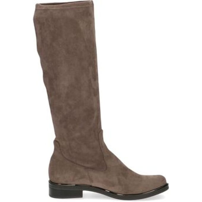 Caprice 9-9-25512-41 306 Lange Laarzen Beige Stretch Dames - Beige - 37