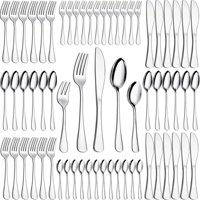 CLVP® Bestekset 8 Persoons - Vaatwasserbestendig - RVS - Zilver