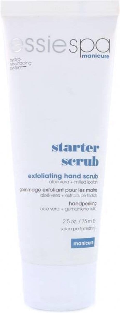 essie spa manicure starter scrub - aloe vera - handpeeling - 75 ml