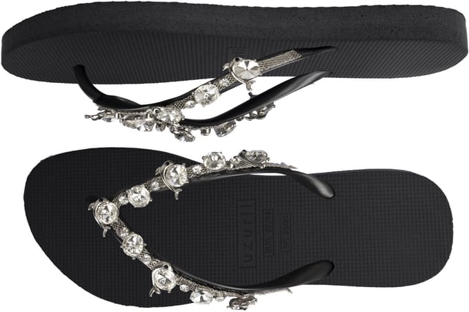 Uzurii | Teenslippers | Dames | Zwart | Maat 41/42