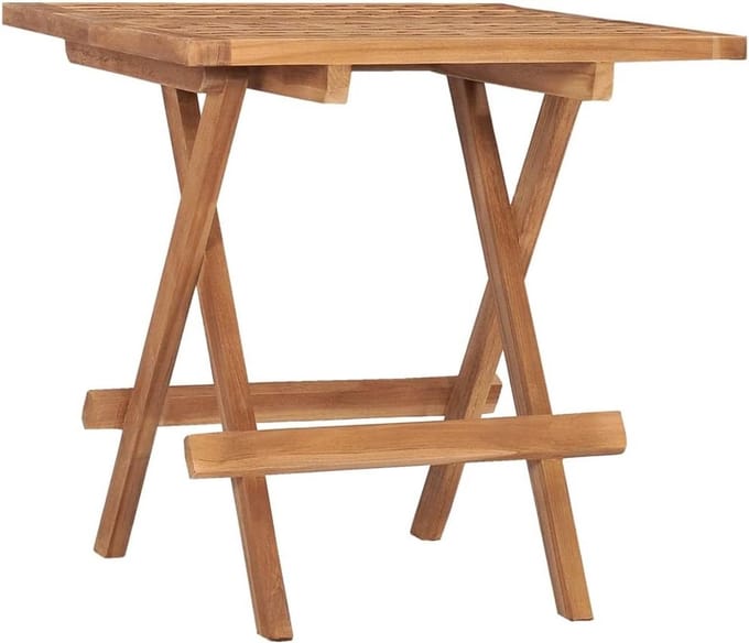 Houten Tuintafel Klaptafel Massief Teakhout 50x50x50 cm
