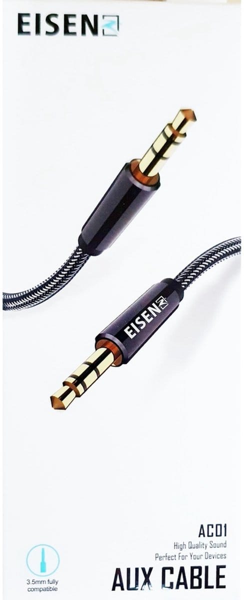Audiokabel 3.5mm AUX – Mini Jack – 1 Meter