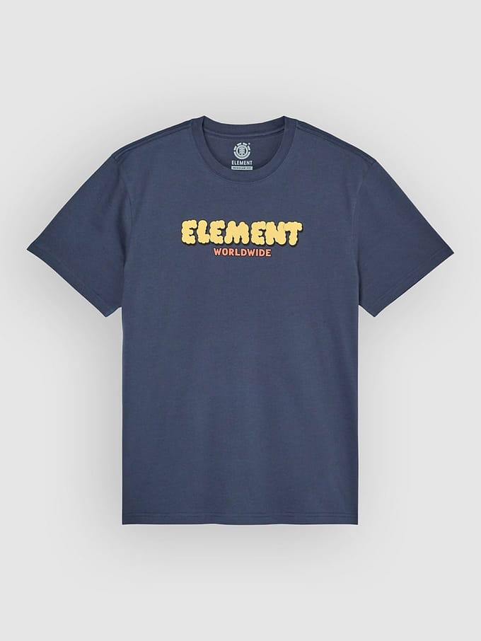 Element Fluff T-shirt Met Korte Mouwen Blauw M Man
