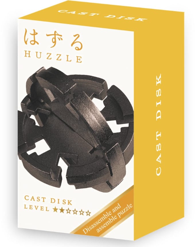 IQ-puzzel - Disk - Mini - Metaal - Niveau 2