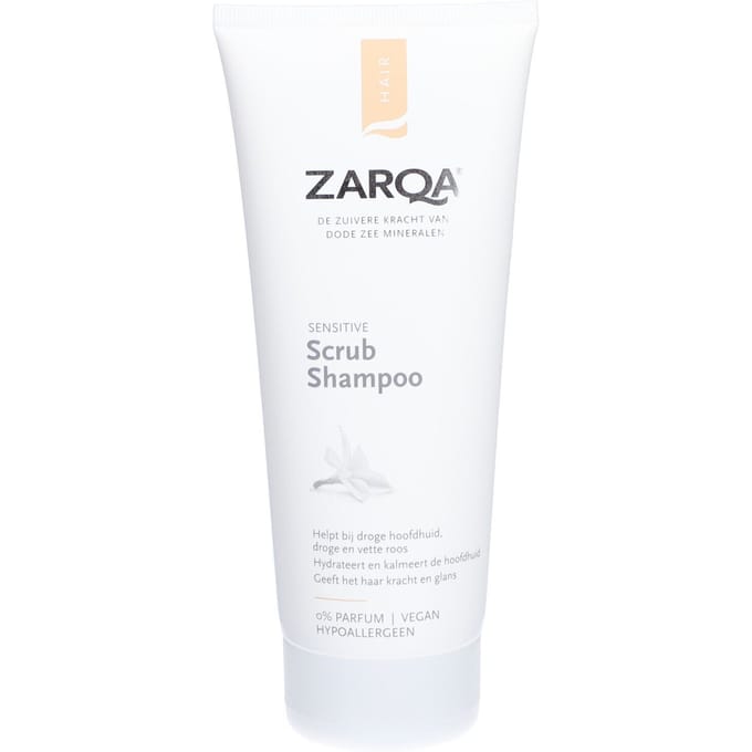 ZARQA Sensitive Scrub Shampoo - 200 ml - Hypoallergeen