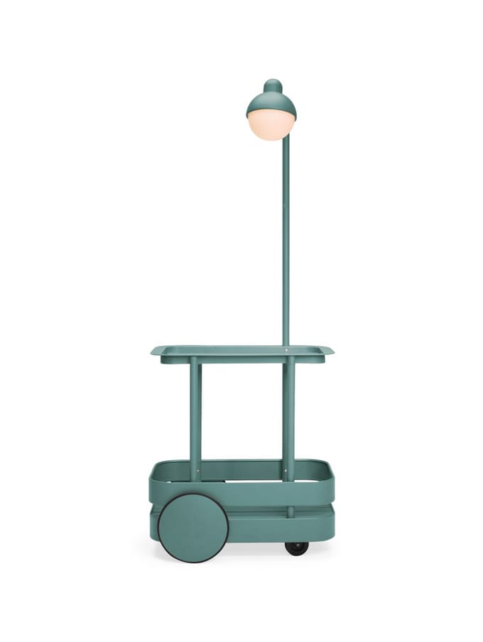 Fatboy Jolly Trolley met Lamp Dark Sage